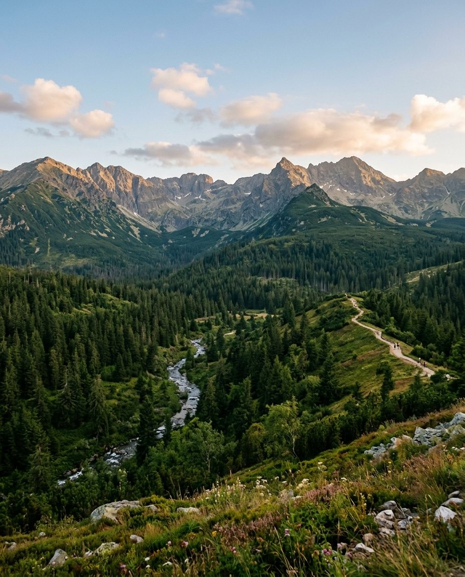 Krajobraz regionu W Górach