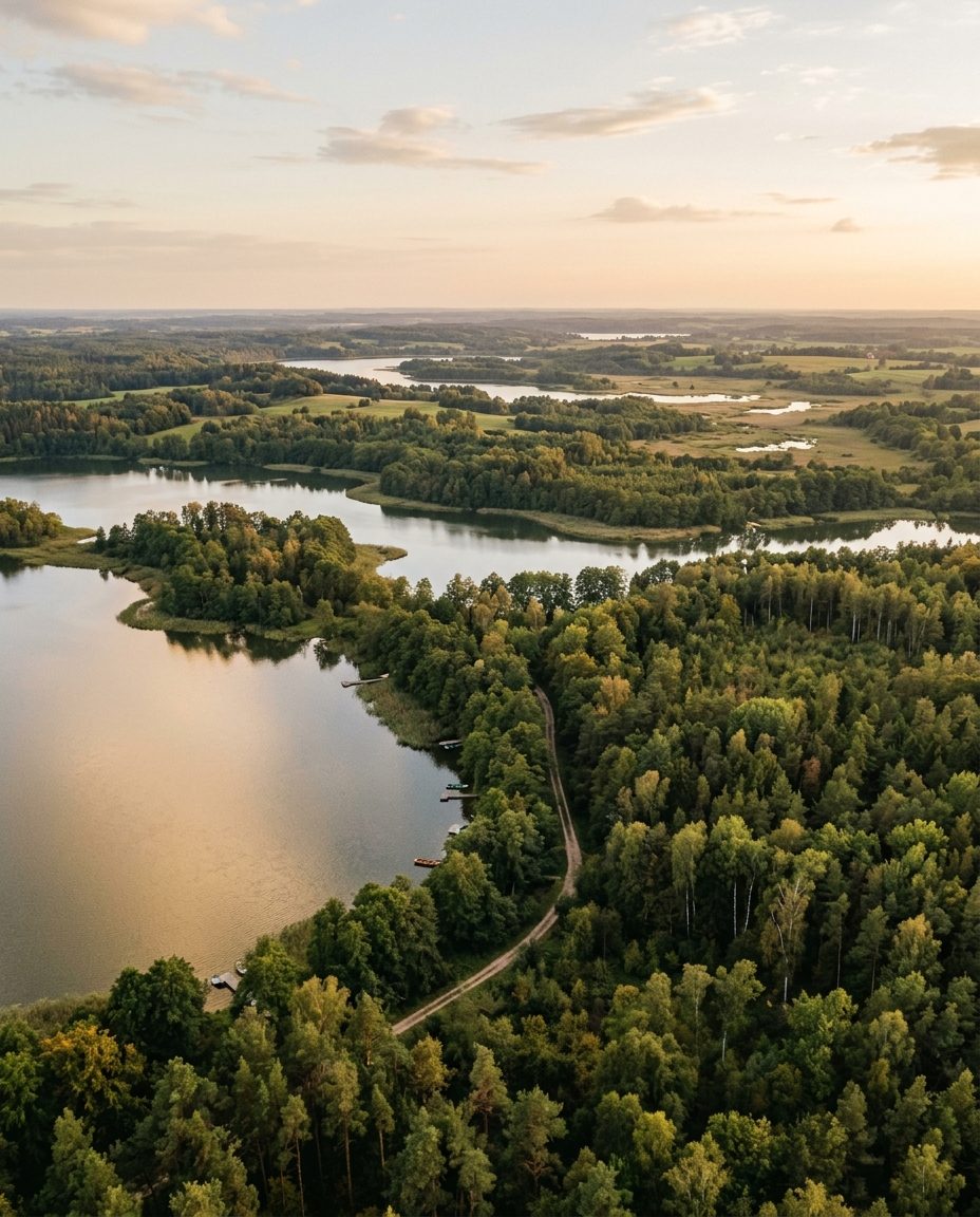 Krajobraz regionu Jeziora