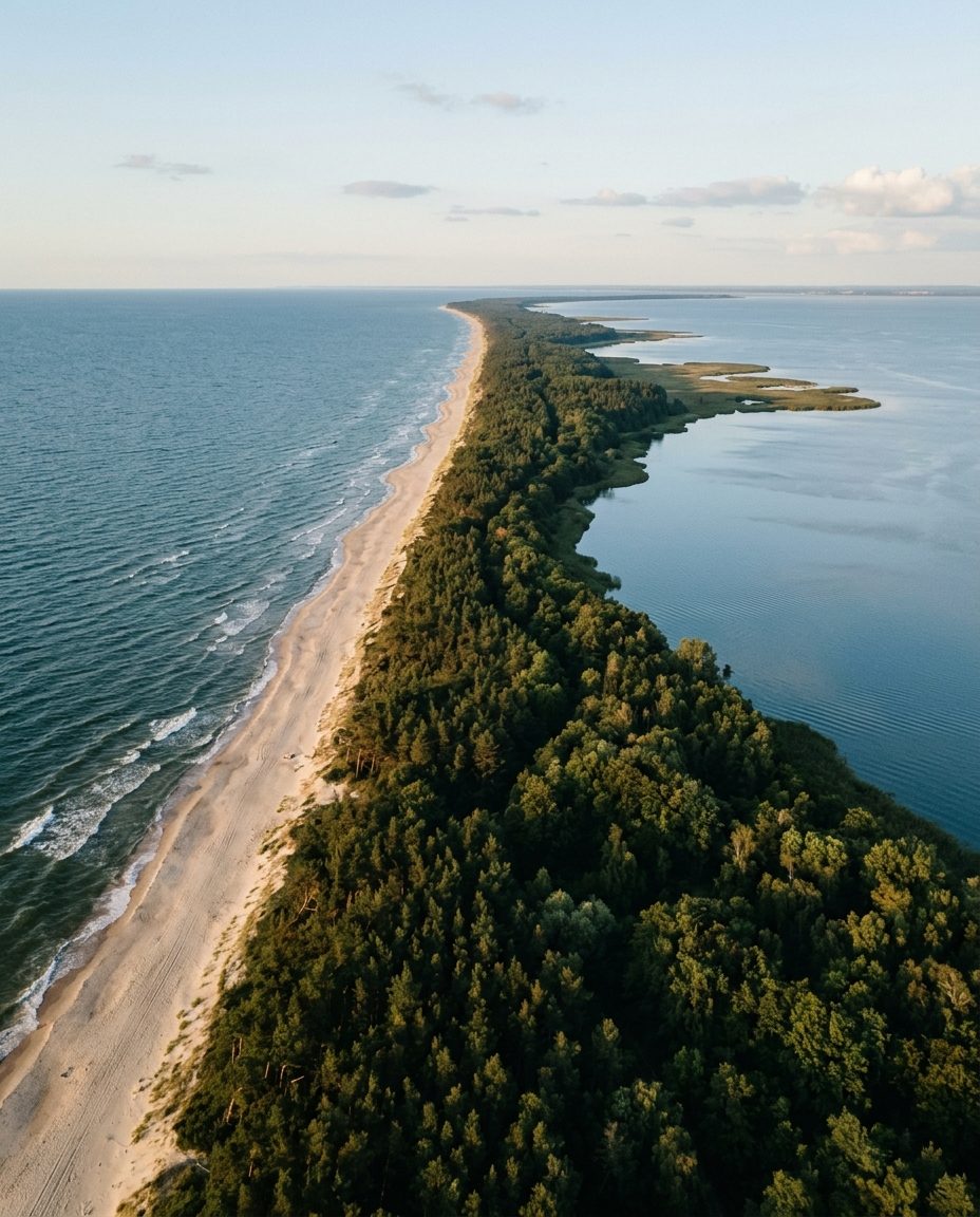 Krajobraz regionu Mierzeja Wiślana