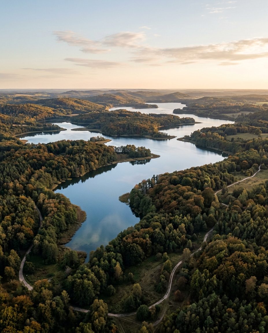 Krajobraz regionu Pojezierze Drawskie