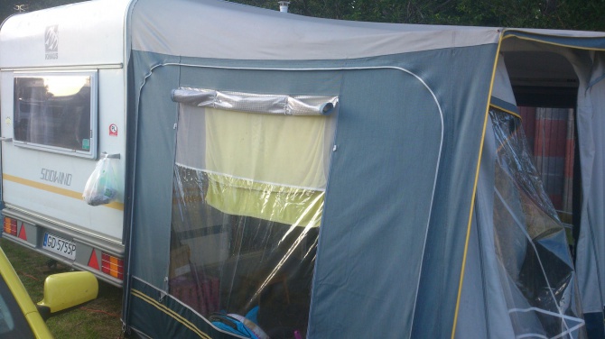 Przyczepa kempingowa w Chałupach